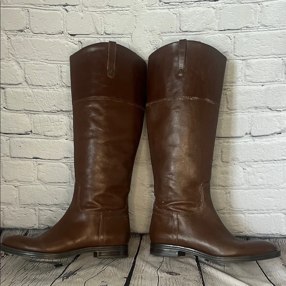 Enzo Angiolini Brown Over the Knee Boots